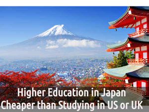 Higher Education in Japan Cheaper than Studying in US or UK