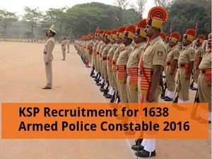 KSP Invites Application for 1638 Armed Police Constable (Men) Post 