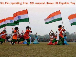 Six KVs Operating from AFS Suspend classes till Republic Day