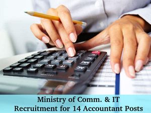 Ministry of Comm. & IT Recruitment for 14 Accountant Posts 2016