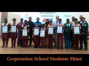 Corporation School Students of Chennai Shine in Elocution Competition