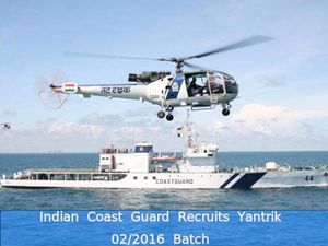 Indian Coast Guard Recruitment for Yantrik 02/2016 Batch 