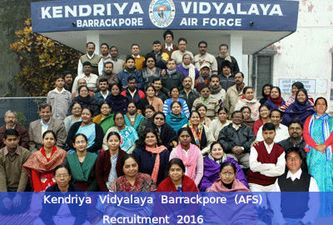 Kendriya Vidyalaya Barrackpore (AFS) Recruitment for PGT & Other Posts