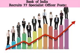 Bank of India Invites Application for 77 Specialist Officer Posts 2016