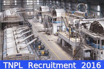 TNPL Recruitment for 9 Junior Assistant & Other Posts 2016