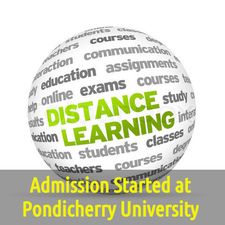 Admission Begin at Pondicherry University for Distance Learning Course