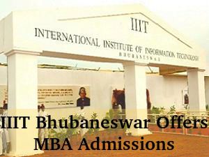 IIIT Bhubaneswar Offers MBA Admissions For 2016 Session