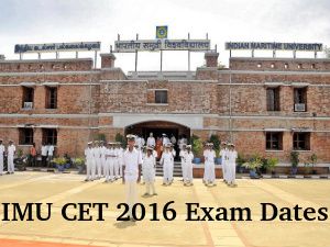 Indian Maritime University Announces IMU CET 2016 Exam Dates