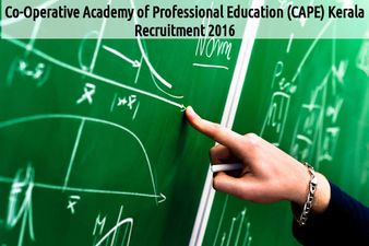 CAPE Kerala Job Openings for 26 Professor/Associate Professor Posts