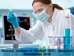 NIV, Bangalore Recruitment: Vacancy for 6 Technician C (Lab) Post 2016