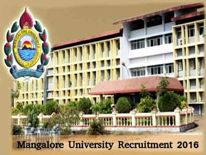 Mangalore Univ: Vacancy for 16 Professors & Associate Professor Posts