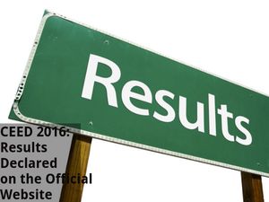 CEED 2016: Results Declared on the Official Website