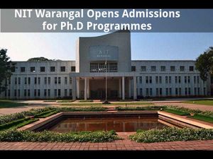  NIT Warangal Opens Admissions for Ph.D Programmes