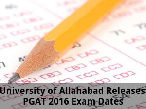 University of Allahabad Releases PGAT 2016 Exam Dates 