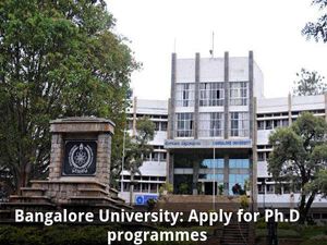Bangalore University invites applications for Ph.D programmes