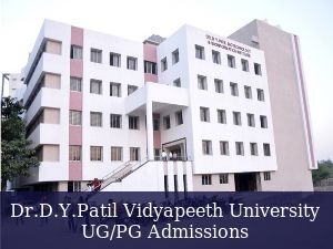 Dr.D.Y.Patil Vidyapeeth University Announces UG/PG Admissions
