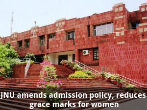 JNU amends admission policy, reduces grace marks for women