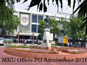 Madurai Kamaraj University Offers Admissions To PG Programmes