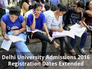 Delhi University Admissions 2016 Registration Dates Extended