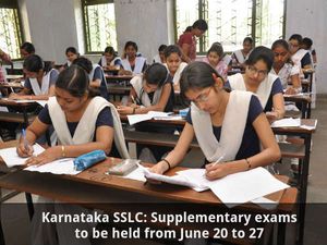 Karnataka SSLC: Supplementary exams to be held from June 20 to 27