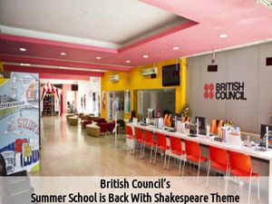 British Council Announces Summer School With Shakespearean Theme