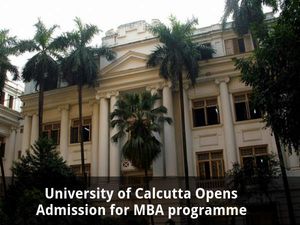 University of Calcutta Opens Admission for MBA programme