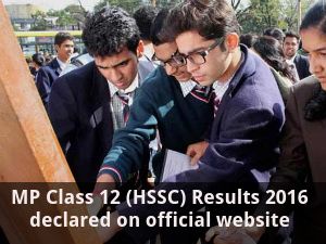 MP Class 12 (HSSC) Results 2016 declared on official website