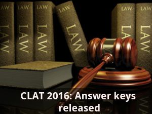CLAT 2016: Answer keys released 