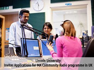 Lincoln Univ UK Invites Applications for MA Community Radio programme