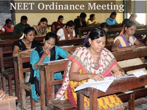 NEET ordinance - Union Health Minister meets President 
