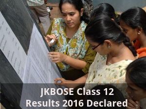 JKBOSE Class 12 Results 2016 Declared