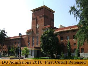 Delhi University Admissions 2016: First Cut-off Released