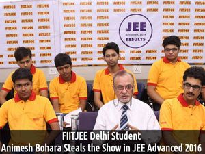 FIITJEE Delhi Student Animesh Bohara Steals the Show in JEE Advanced 
