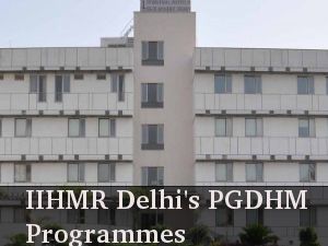 IIHMR Delhi PGDHM programmes in Health Management and other streams 