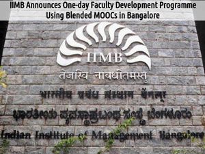 IIMB to Hold One-Day Faculty Development Programme Using Blended MOOCs