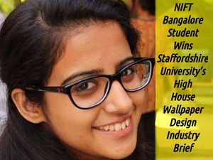 NIFT Bangalore Student Wins High House Wallpaper Design Industry Brief