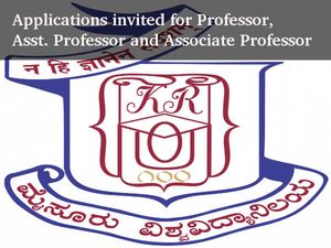 Apply for various Professor posts at University of Mysore
