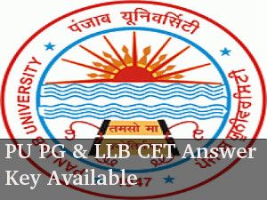 Panjab University PG and LLB CET answer key available
