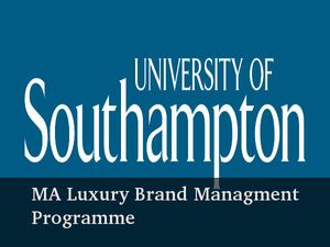  Study MA Luxury Brand Management at University of Southampton