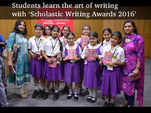 Students learn the art of writing with Scholastic Writing Awards 2016