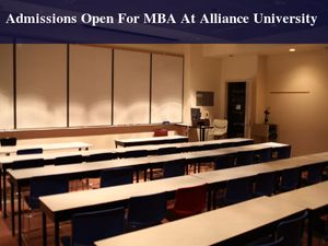 Alliance University Invites Applications For MBA Programme Admissions