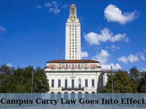 Campus Carry Law: University Students in Texas Can Carry Handguns
