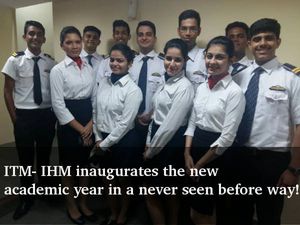 ITM- IHM inaugurates the new academic year in a never seen before way!