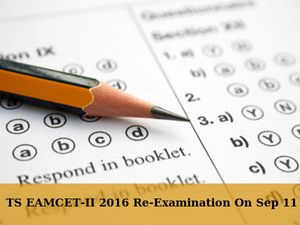TS EAMCET-II 2016 Re-Examination To Be Held on September 11