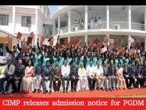 CIMP releases admission notice for PGDM