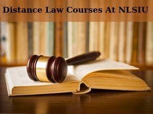 Apply For Distance Law Courses At NLSIU, Bangalore