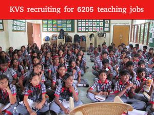 Kendriya Vidyalaya has 6205 vacancies for teachers