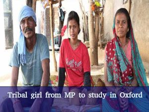 Tribal girl from MP to study in Oxford