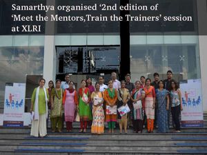  Samarthya's ‘Meet the Mentors, Train the Trainers' session at XLRI