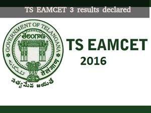 TS EAMCET 3 results declared